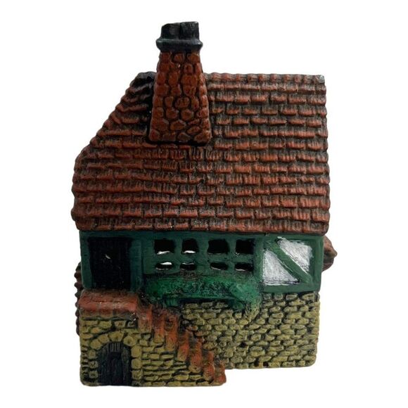 Village Hand Painted Cottage Porcelain Mill Shop 3.25”x2.5”x3” For Village - Picture 4 of 8